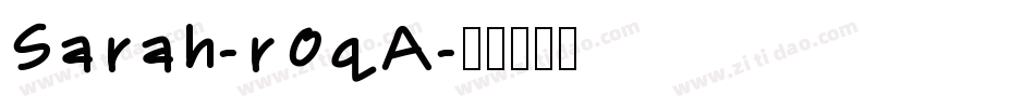Sarah-r0qA字体转换