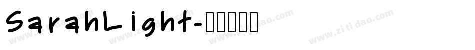 SarahLight字体转换