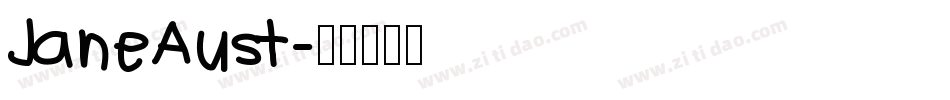 JaneAust字体转换