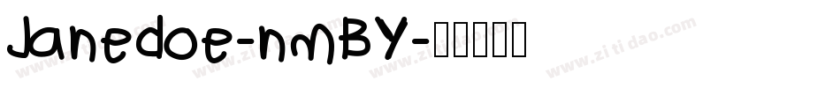 Janedoe-nmBY字体转换