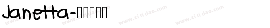 Janetta字体转换