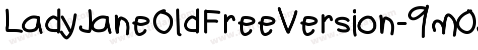 LadyJaneOldFreeVersion-9m05字体转换