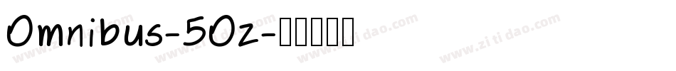 Omnibus-5Oz字体转换