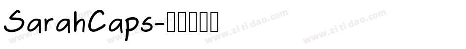 SarahCaps字体转换