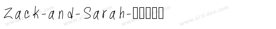 Zack-and-Sarah字体转换