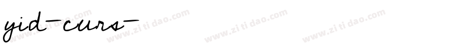 yid-curs字体转换