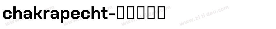 chakrapecht字体转换