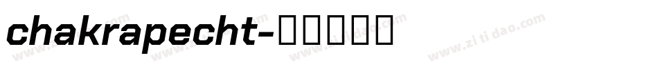 chakrapecht字体转换