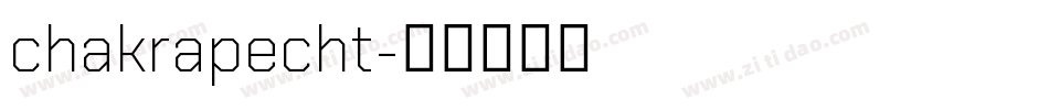 chakrapecht字体转换