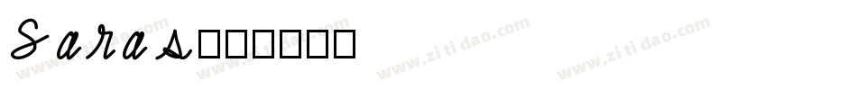 Saras字体转换