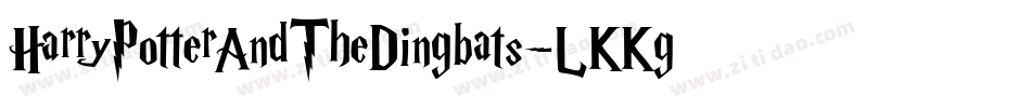 HarryPotterAndTheDingbats-LKKg字体转换