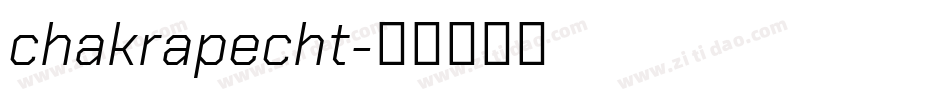 chakrapecht字体转换