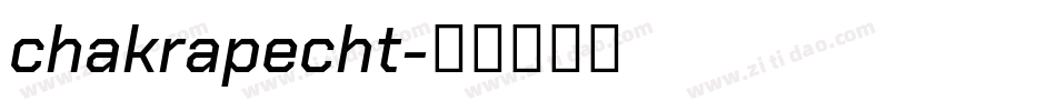 chakrapecht字体转换
