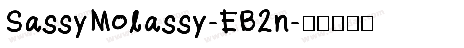 SassyMolassy-EB2n字体转换
