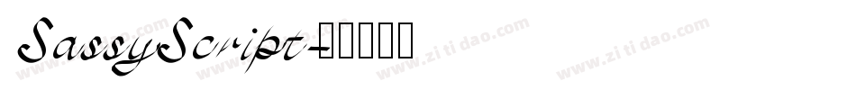 SassyScript字体转换