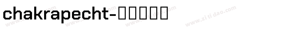 chakrapecht字体转换