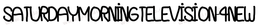 SaturdayMorningTelevision-4nEW字体转换