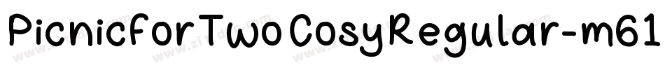 PicnicForTwoCosyRegular-m61G字体转换