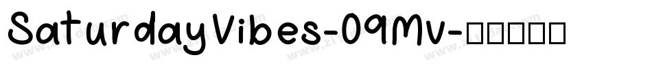 SaturdayVibes-09Mv字体转换