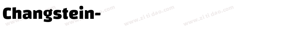 Changstein字体转换