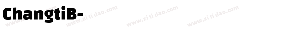 ChangtiB字体转换