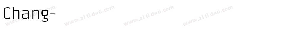 Chang字体转换