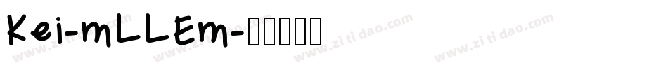 Kei-mLLEm字体转换
