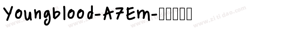 Youngblood-A7Em字体转换