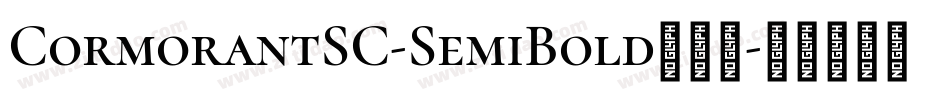 CormorantSC-SemiBold手机版字体转换