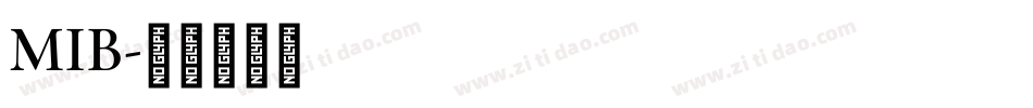 MIB字体转换