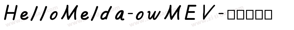 HelloMelda-owMEV字体转换