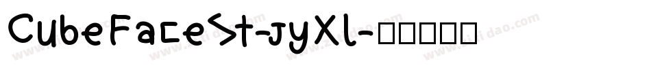 CubeFaceSt-jyXl字体转换