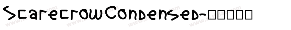 ScarecrowCondensed字体转换