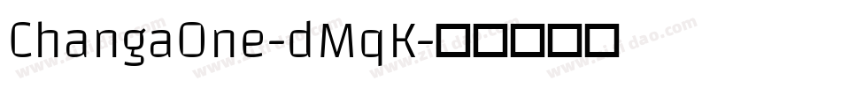 ChangaOne-dMqK字体转换
