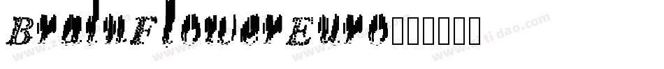 BrainFlowerEuro字体转换