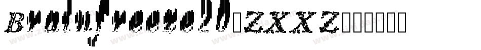 Brainfreeze20-ZXXZ字体转换