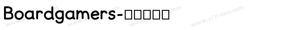 Boardgamers字体转换