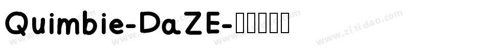 Quimbie-DaZE字体转换