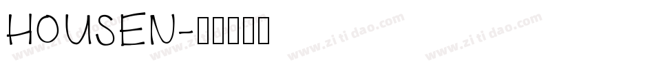 HOUSEN字体转换