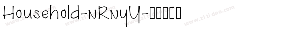 Household-nRnyY字体转换