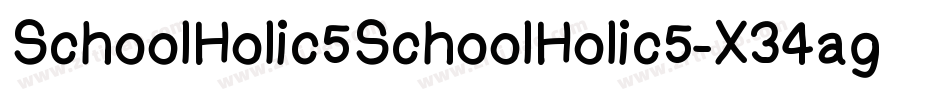 SchoolHolic5SchoolHolic5-X34ag字体转换