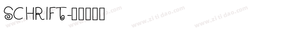 SCHRIFT字体转换