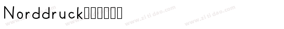 Norddruck字体转换