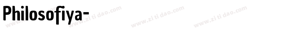 Philosofiya字体转换
