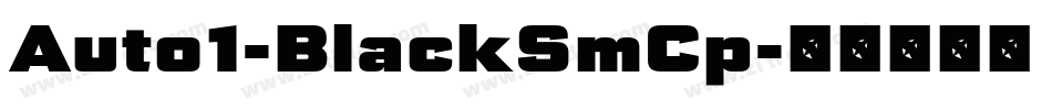 Auto1-BlackSmCp字体转换