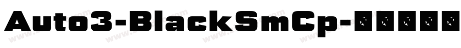 Auto3-BlackSmCp字体转换