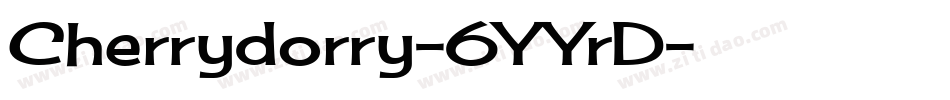 Cherrydorry-6YYrD字体转换