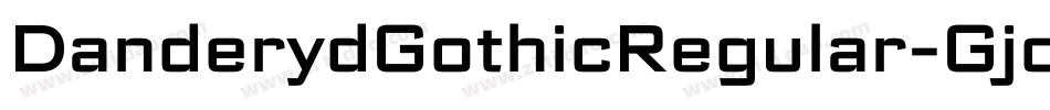 DanderydGothicRegular-GjoG字体转换