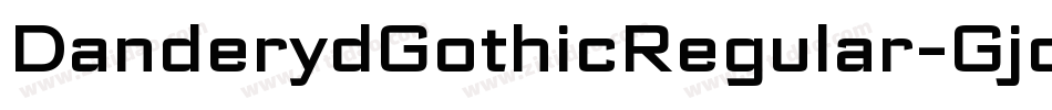 DanderydGothicRegular-GjoG字体转换