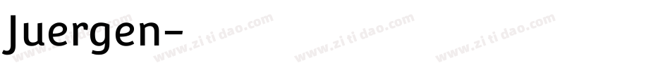 Juergen字体转换